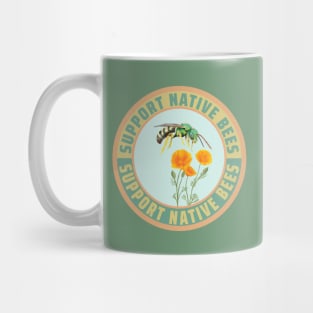 Support Native Bees! Mug